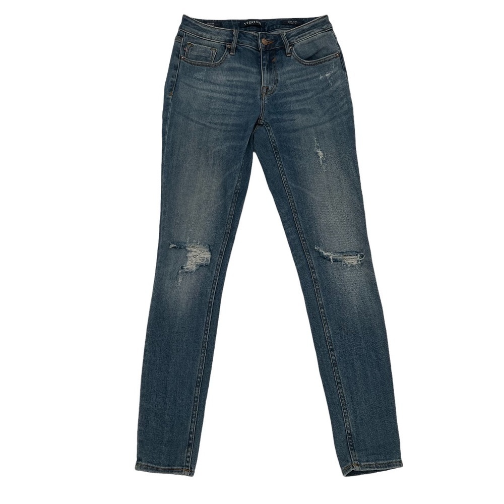 Vigoss Classic Fit Jagger Distressed Skinny Jeans Size 26 Women’s